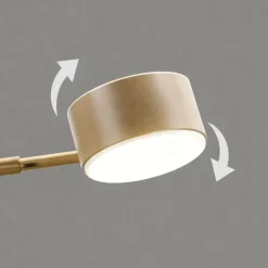 Plafoniere Moderne-Selezionato da Mazzolaluce Plafoniera beige per cucina moderna 3 luci orientabili