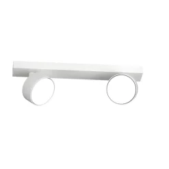 Plafoniere Moderne-Top Light Plafoniera bianca con due luci led orientabili toplight