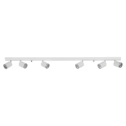 Plafoniere Moderne-Selezionato da Mazzolaluce Plafoniera bianca con 6 faretti orientabili