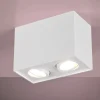 Plafoniere Moderne-Selezionato da Mazzolaluce Plafoniera bianca con faretti orientabili per cucina