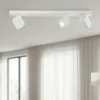 Plafoniere Moderne-Perenz Illuminazione Plafoniera bianca con 3 spot lampade orientabili oddy perenz