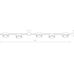 Plafoniere Moderne-Selezionato da Mazzolaluce Plafoniera bianca design gx53 led