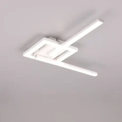 Plafoniere Moderne-Selezionato da Mazzolaluce Plafoniera bianca design moderna led 17w 4000k orientabile
