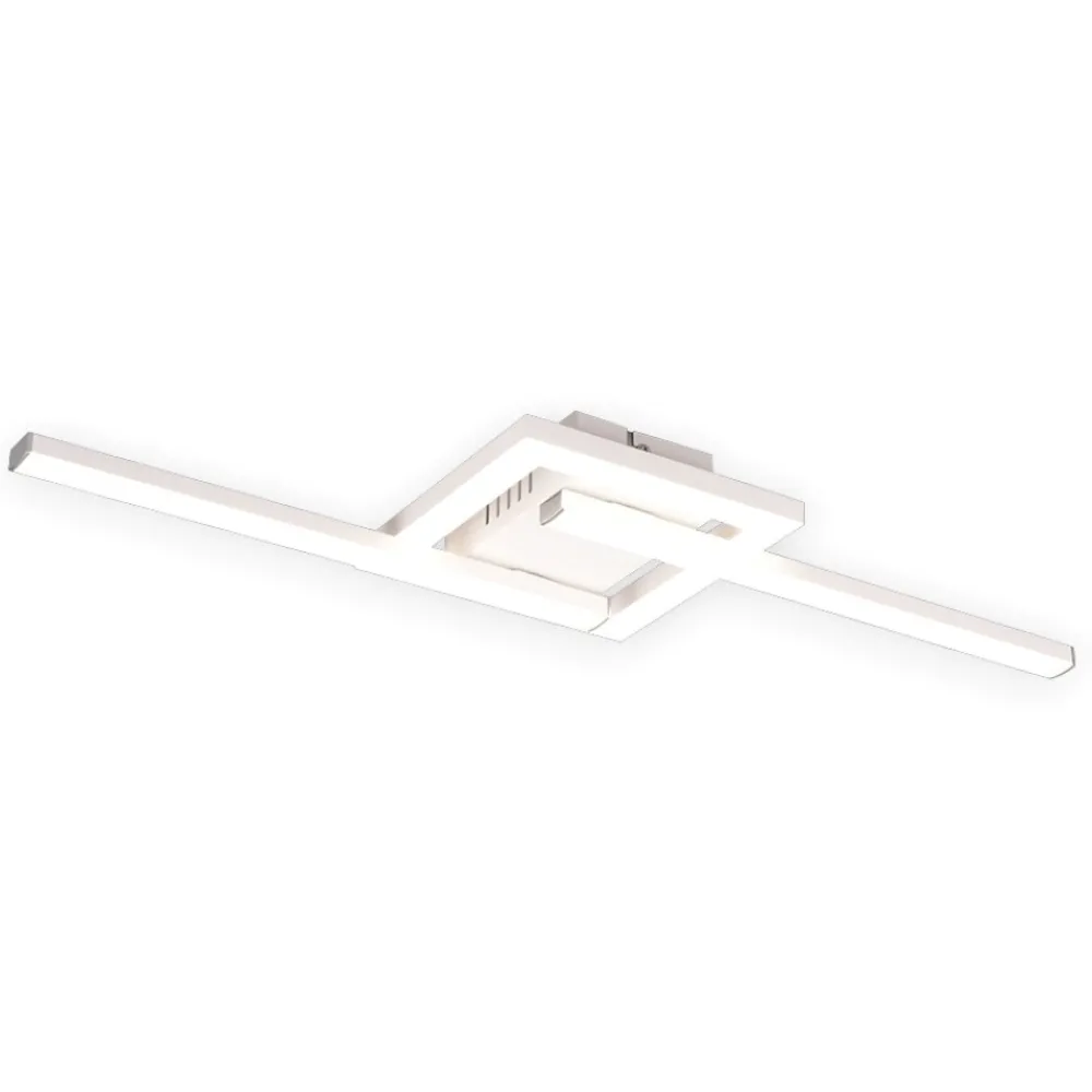 Plafoniere Moderne-Selezionato da Mazzolaluce Plafoniera bianca design moderna led 17w 4000k orientabile