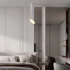 Plafoniere Moderne-Selezionato da Mazzolaluce Plafoniera bianca disco luce orientabile design moderna