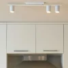 Plafoniere Moderne-Selezionato da Mazzolaluce Plafoniera bianca 3 faretti per cucina moderna
