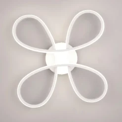 Plafoniere Moderne-Selezionato da Mazzolaluce Plafoniera bianca led design moderna 22w 4000k dimmerabile