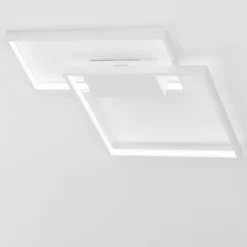 Plafoniere Moderne-Selezionato da Mazzolaluce Plafoniera bianca led dimmerabile 30w 3000k per soggiorno