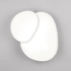 Plafoniere Moderne-Selezionato da Mazzolaluce Plafoniera bianca led 2700k a 6500k 21w design moderna con telecomando