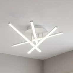Plafoniere Moderne-Gea Luce Plafoniera bianca led 3000k tullia moderna