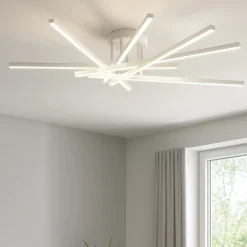 Plafoniere Moderne-Perenz Illuminazione Plafoniera bianca led syncro led 70w cct