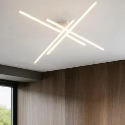 Plafoniere Moderne-Perenz Illuminazione Plafoniera bianca led 58w cct perenz moderna