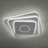 Plafoniere Moderne-Vivida International Plafoniera bianca led 42w dimmerabile 3000k a 6000k vivida square
