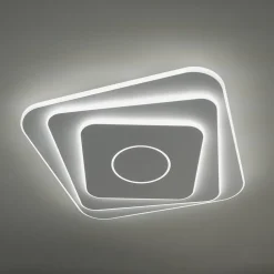 Plafoniere Moderne-Vivida International Plafoniera bianca led 42w dimmerabile 3000k a 6000k vivida square