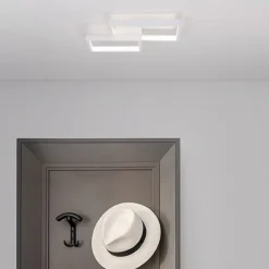 Plafoniere Moderne-Selezionato da Mazzolaluce Plafoniera bianca led 19w 3000k