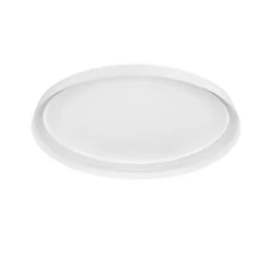 Plafoniere Moderne-Selezionato da Mazzolaluce Plafoniera bianca led 48w 2700k 4000k dimmerabile rotonda moderna