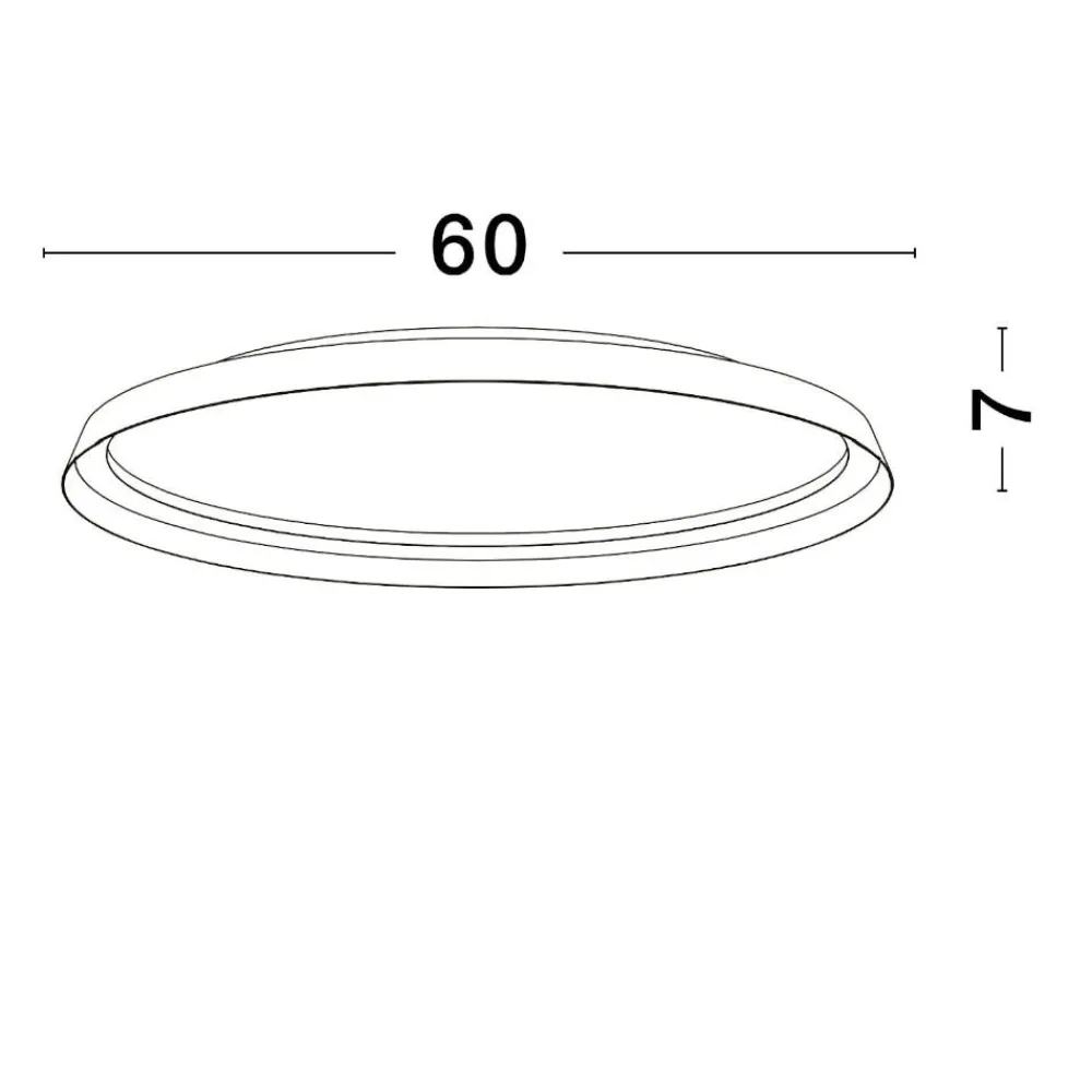 Plafoniere Moderne-Selezionato da Mazzolaluce Plafoniera bianca led 48w 2700k 4000k dimmerabile rotonda moderna