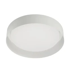 Plafoniere Moderne-Linea Light Plafoniera bianca led 22w 3000k crew 2 per cucina
