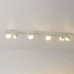 Plafoniere Moderne-Top Light Plafoniera bianca 6 luci orientabili per cucina toplight