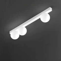 Plafoniere Moderne-Perenz Illuminazione Plafoniera bianca moderna con sfere snooky
