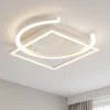 Plafoniere Moderne-Selezionato da Mazzolaluce Plafoniera bianca moderna led 4000k orientabile