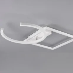 Plafoniere Moderne-Selezionato da Mazzolaluce Plafoniera bianca moderna led 4000k orientabile