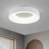 Plafoniere Moderne-Selezionato da Mazzolaluce Plafoniera bianca per cucina rotonda led 4000k