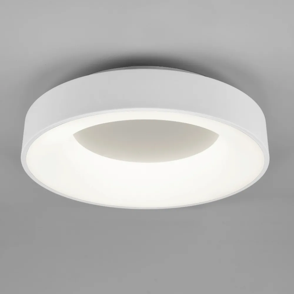Plafoniere Moderne-Selezionato da Mazzolaluce Plafoniera bianca per cucina rotonda led 4000k
