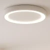 Plafoniere Moderne-Selezionato da Mazzolaluce Plafoniera bianca tonda led 30w 3000k moderna
