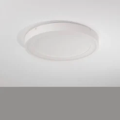 Plafoniere Moderne-Selezionato da Mazzolaluce Plafoniera bianca tonda led 30w 3000k moderna