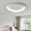 Plafoniere Moderne-Selezionato da Mazzolaluce Plafoniera bianca triangolare led 62w 2700k-5000k con telecomando