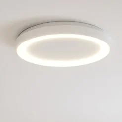 Plafoniere Moderne-Vivida International Plafoniera bianca vivida lifering 48w 3000k 4000k