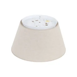Plafoniere Moderne-Selezionato da Mazzolaluce Plafoniera camera da letto cono in tessuto 38 cm