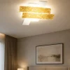 Plafoniere Moderne-Gea Luce Plafoniera camera da letto lara vetri bianco oro