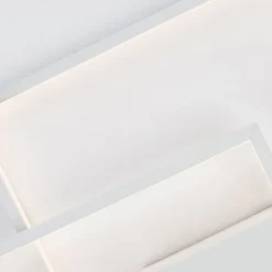 Plafoniere Moderne-Selezionato da Mazzolaluce Plafoniera camera da letto led design bianca dimmerabile 30w 3000k