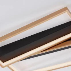 Plafoniere Moderne-Selezionato da Mazzolaluce Plafoniera camera da letto neo oro led 28w 3000k dimmerabile design