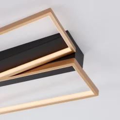 Plafoniere Moderne-Selezionato da Mazzolaluce Plafoniera camera da letto neo oro led 28w 3000k dimmerabile design