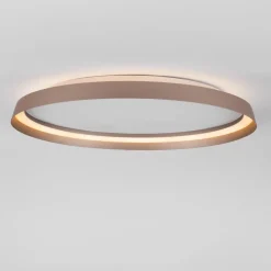 Plafoniere Moderne-Selezionato da Mazzolaluce Plafoniera camera da letto 48w 2700k 4000k champagne marrone rotonda