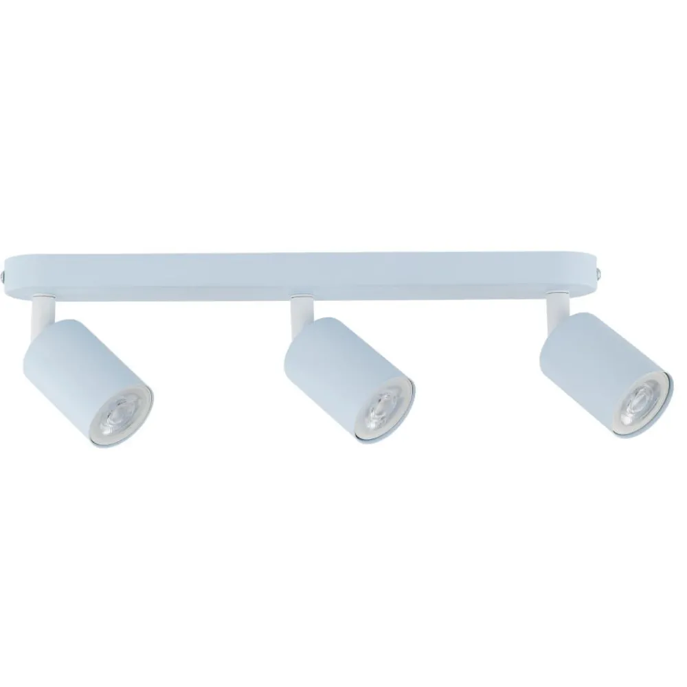 Plafoniere Moderne-Selezionato da Mazzolaluce Plafoniera celeste per cameretta con 3 faretti orientabili