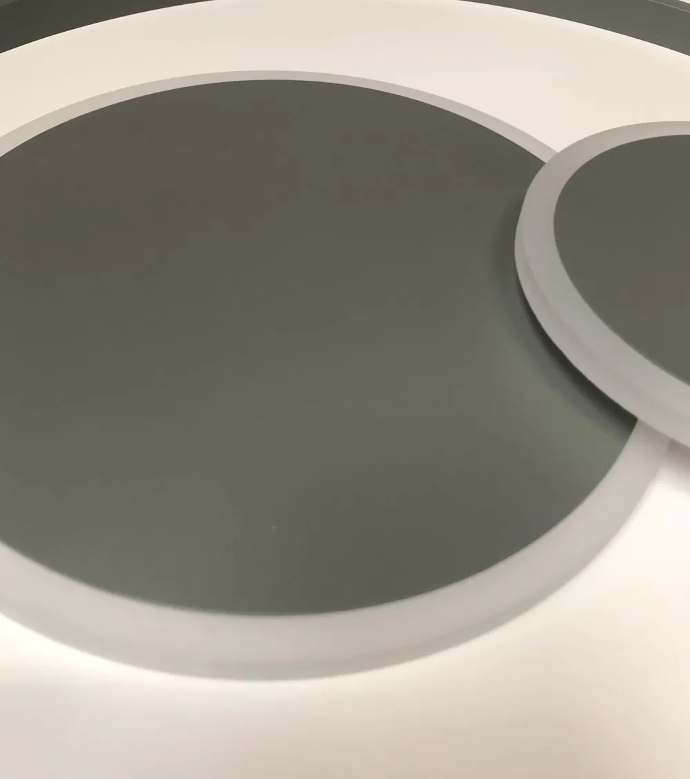 Plafoniere Moderne-Vivida International Plafoniera cerchi 50cm grigio moderno 46w 3000k 4000k vivida elior