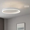 Plafoniere Moderne-Selezionato da Mazzolaluce Plafoniera cerchio bianca 60cm led 46w 3000k dimmerabile