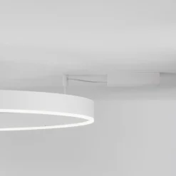 Plafoniere Moderne-Selezionato da Mazzolaluce Plafoniera cerchio 100cm bianco led 60w 3000k dimmerabile
