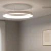 Plafoniere Moderne-Selezionato da Mazzolaluce Plafoniera cerchio 80cm led 50w 3000k bianca dimmerabile