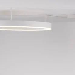 Plafoniere Moderne-Selezionato da Mazzolaluce Plafoniera cerchio 80cm led 50w 3000k bianca dimmerabile