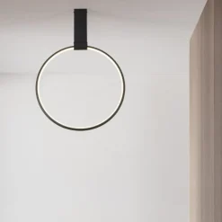 Plafoniere Moderne-Selezionato da Mazzolaluce Plafoniera circolare orientabile led 30w 3000k dimmerabile