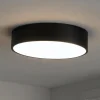 Plafoniere Moderne-Selezionato da Mazzolaluce Plafoniera 50cm led nera design moderna per camera da letto