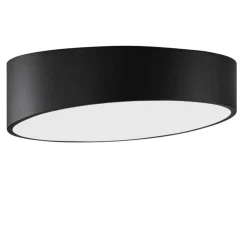 Plafoniere Moderne-Selezionato da Mazzolaluce Plafoniera 50cm led nera design moderna per camera da letto
