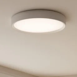 Plafoniere Moderne-Linea Light Plafoniera 50 cm led 46w 3000k tonda bianca tara