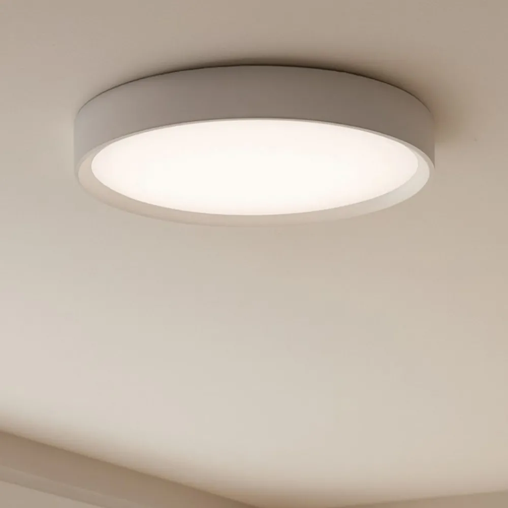Plafoniere Moderne-Linea Light Plafoniera 50 cm led 46w 3000k tonda bianca tara