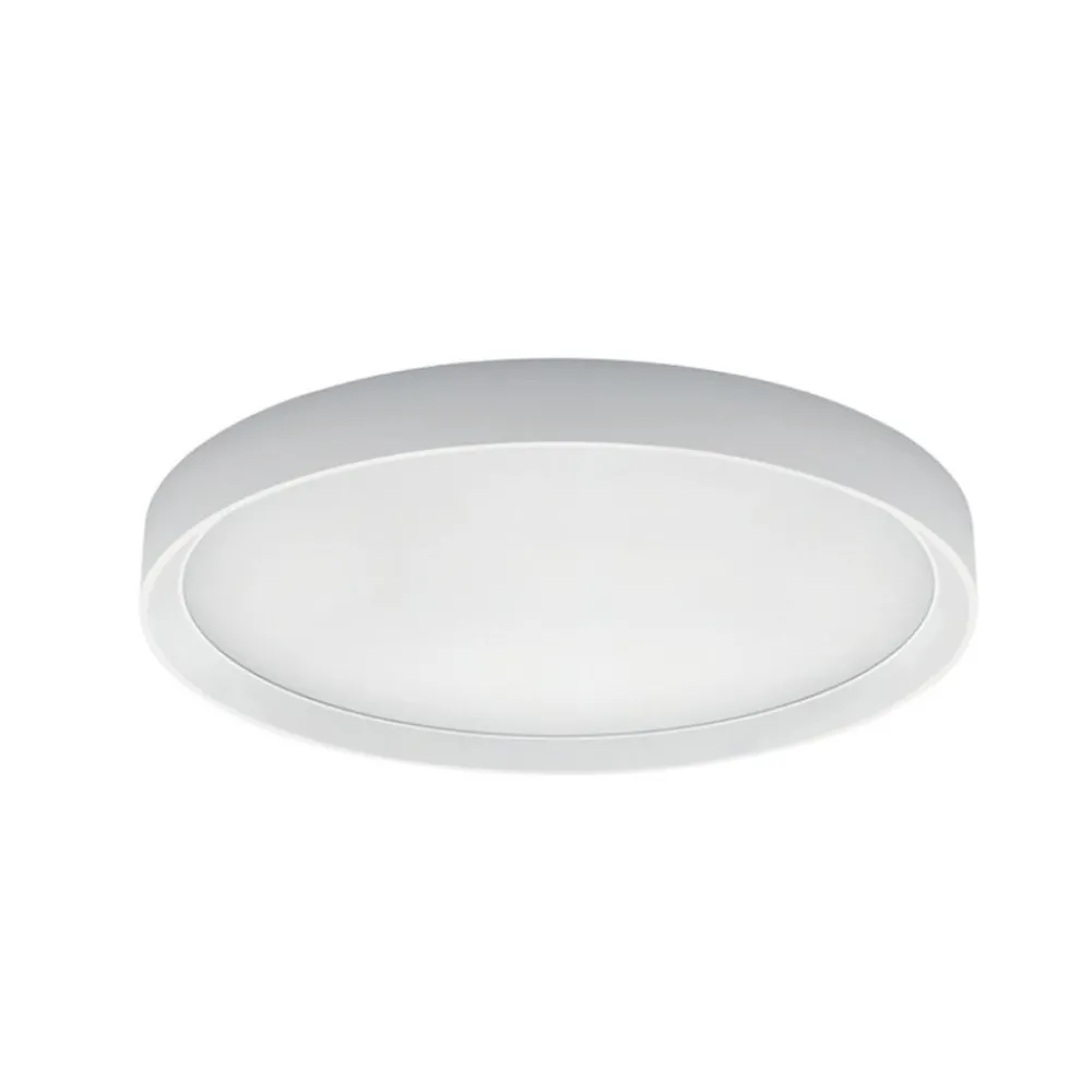 Plafoniere Moderne-Linea Light Plafoniera 50 cm led 46w 3000k tonda bianca tara